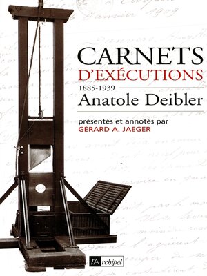 cover image of Carnets d'exécutions